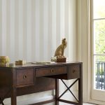 Laura Ashley Pearlescent Stripe Linen Lille Wallpaper - Image 5