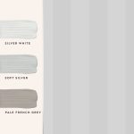 Laura Ashley Pearlescent Stripe Silver Lille Wallpaper - Image 5