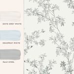 Laura Ashley Forstyhia Steel Wallpaper - Image 4