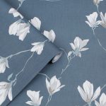 Laura Ashley Magnolia Grove Dusky Seaspray Wallpaper - Image 2