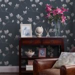 Laura Ashley Magnolia Grove Dusky Seaspray Wallpaper - Image 6