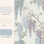 Laura Ashley Wisteria Garden Pale Iris Wallpaper - Image 4