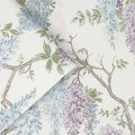 Laura Ashley Wisteria Garden Pale Iris Wallpaper - Image 2