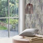 Laura Ashley Wisteria Garden Pale Iris Wallpaper - Image 6