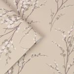 Laura Ashley Pussy Willow Natural Wallpaper - Image 2