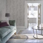 Laura Ashley Pussy Willow Off White & Steel Wallpaper - Image 6