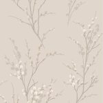 Laura Ashley Pussy Willow Dove Grey Wallpaper
