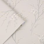 Laura Ashley Pussy Willow Dove Grey Wallpaper - Image 2