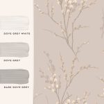 Laura Ashley Pussy Willow Dove Grey Wallpaper - Image 4