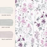 Laura Ashley Wild Meadow Pale Iris Wallpaper - Image 4