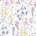 Laura Ashley Wild Meadow Multi Wallpaper