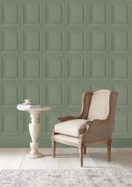 Laura Ashley Redbrook Sage Wood Panel Wallpaper - Image 4