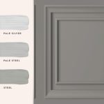 Laura Ashley Redbrook Pale Steel Wood Panel Wallpaper - Image 5