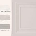 Laura Ashley Redbrook Wood Panel Dove Grey Wallpaper - Image 6