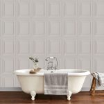Laura Ashley Redbrook Wood Panel Dove Grey Wallpaper - Image 5