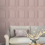 Laura Ashley Redbrook Wood Panel Blush Wallpaper - Image 5