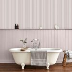 Laura Ashley Heacham Stripe Blush Wallpaper - Image 4