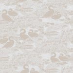 Laura Ashley Swans Dove Grey Wallpaper