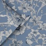 Laura Ashley Summerhill Midnight Blue Wallpaper - Image 2