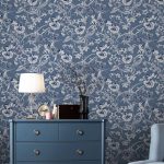 Laura Ashley Summerhill Midnight Blue Wallpaper - Image 4