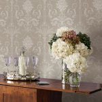 Laura Ashley Josette White & Dove Grey Wallpaper - Image 5