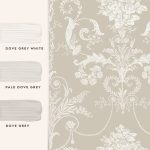Laura Ashley Josette White & Dove Grey Wallpaper - Image 4