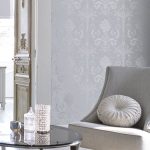 Laura Ashley Josette Metallic Silver Wallpaper - Image 5