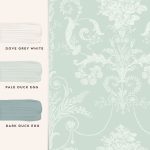 Laura Ashley Josette Duck Egg Wallpaper - Image 4