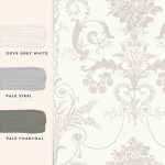 Laura Ashley Josette Dove Grey & White Wallpaper - Image 4