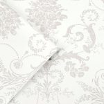 Laura Ashley Josette Dove Grey & White Wallpaper - Image 2