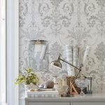 Laura Ashley Josette Dove Grey & White Wallpaper - Image 6