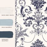 Laura Ashley Josette Off White & Midnight Wallpaper - Image 4