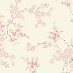 Laura Ashley Oriental Blossom Blush Wallpaper
