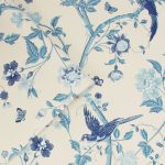 Laura Ashley Summer Palace Royal Blue Wallpaper - Image 2