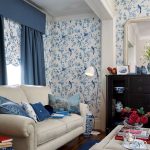 Laura Ashley Summer Palace Royal Blue Wallpaper - Image 5