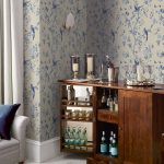 Laura Ashley Summer Palace Royal Blue Wallpaper - Image 6