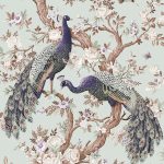 Laura Ashley Belvedere Duck Egg Wallpaper