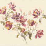 Laura Ashley Gosford Mural Cranberry 3M x 2.8M