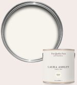 Laura Ashley 2.5L Matt Emulsion Paint Cotton White