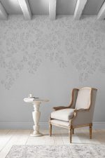 Laura Ashley Lockwood Mural Silver Grey 3M x 2.8M - Image 3