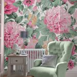 Laura Ashley Aveline Mural Rose 3M x 2.8M - Image 4