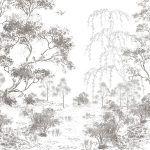 Laura Ashley Talbenny Mural Mono 3M x 2.8M