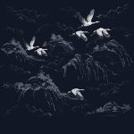 Laura Ashley Animalia Mural Midnight 3M x 2.8M