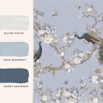 Laura Ashley Belvedere Mural Pale Seaspray 3M x 2.8M - Image 3