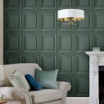 Laura Ashley Redbrook Wood Panel Fern Green Wallpaper - Image 6