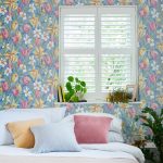 Laura Ashley Tulips China Blue Wallpaper - Image 7