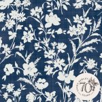 Laura Ashley Rye Midnight Seaspray Blue Wallpaper - Image 4