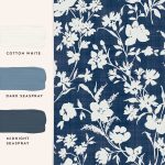 Laura Ashley Rye Midnight Seaspray Blue Wallpaper - Image 5