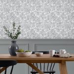 Laura Ashley Louise Slate Grey Wallpaper - Image 6