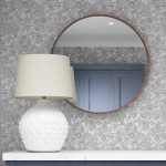 Laura Ashley Louise Slate Grey Wallpaper - Image 7